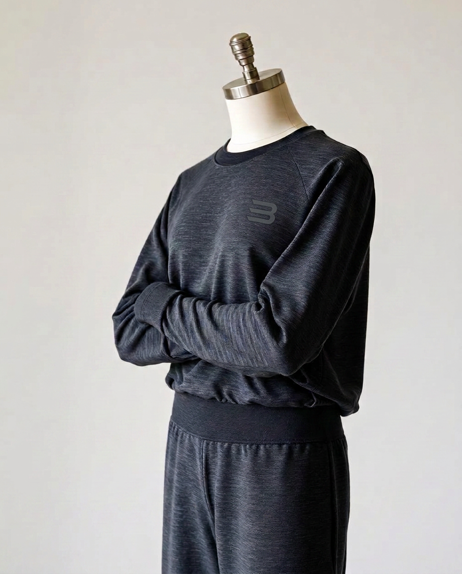 Rest Day Knit Set in Charcoal
